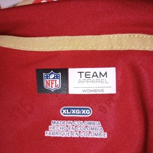 FOOTBALL TEE--NFL - SAN FRANCISCO - 49'ers' - LADIES  (-SIZE X-LARGE) -